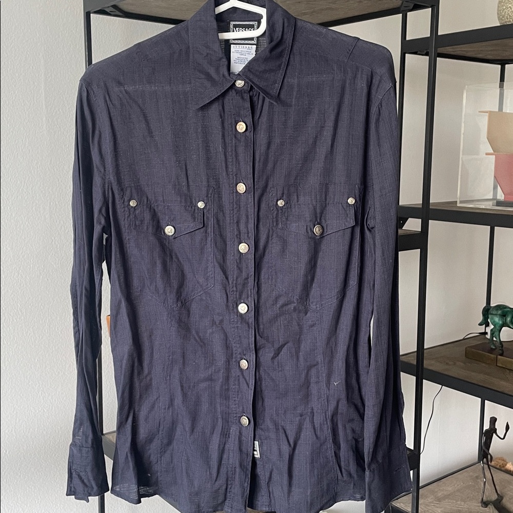 Versace Jeans Couture Dark Blue Fabric